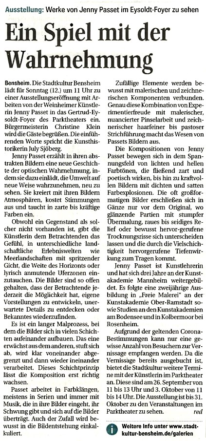 Pressebericht NEU-SEHLAND