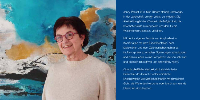 Jenny Passet ist in ihren Bildern ständig unterwegs...